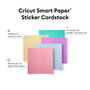 Cricut Sticker Cardstock Pastels Multicolor