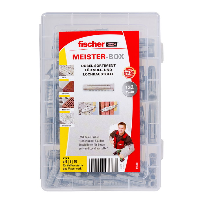 Fischer Meister-Box SX Plus Surtido de Anclajes de Expansión 132 Piezas Fischer Meister-Box SX Plus Surtido de Anclajes de Expansión 132 Piezas