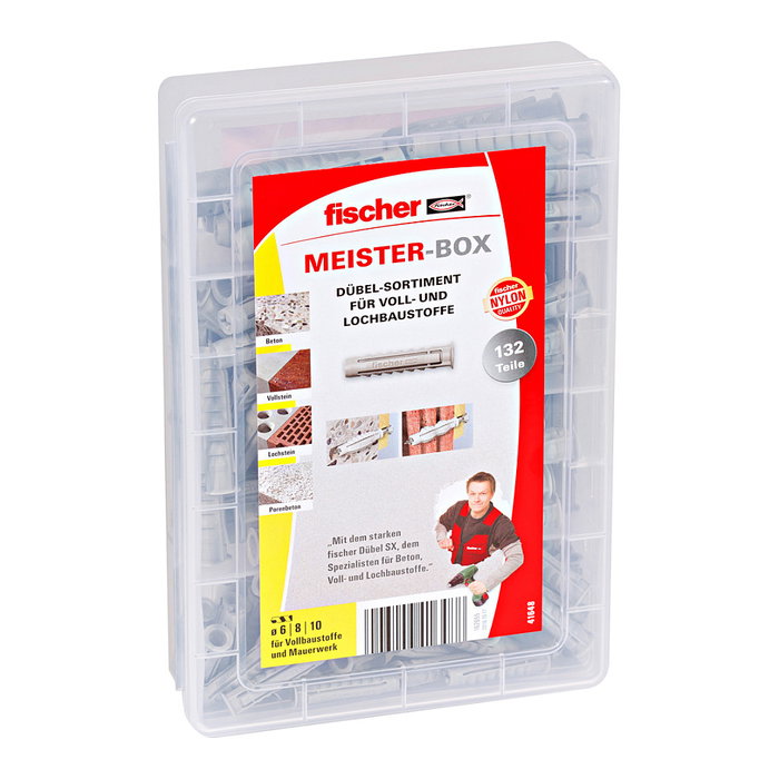 Fischer Meister-Box SX Plus Surtido de Anclajes de Expansión 132 Piezas Fischer Meister-Box SX Plus Surtido de Anclajes de Expansión 132 Piezas