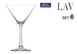 LAV Set de 6 Copas Martini Island 27 cl (4 Cajas)