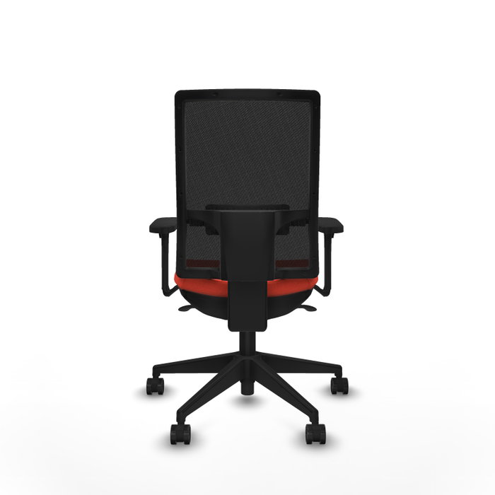 PIQUERAS Y CRESPO Silla de oficina Horna Naranja oscuro y Negro PIQUERAS Y CRESPO Silla de oficina Horna Naranja oscuro y Negro