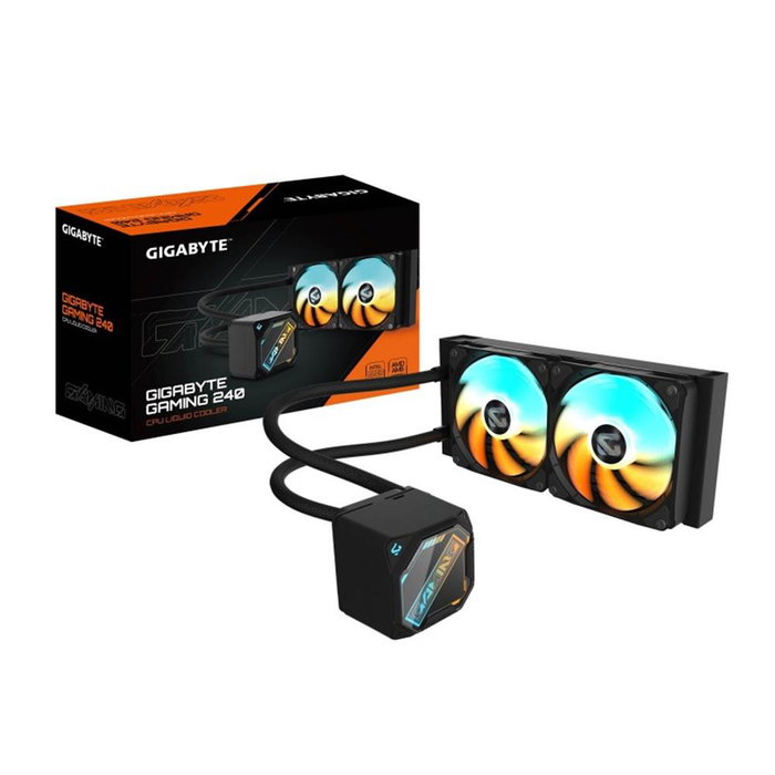 Gigabyte Refrigerador líquido CPU gaming 240 negro Gigabyte Refrigerador líquido CPU gaming 240 negro