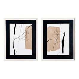 Cuadro Pintura Abstracto 2/M 86 X 108 cm (Set de 2)