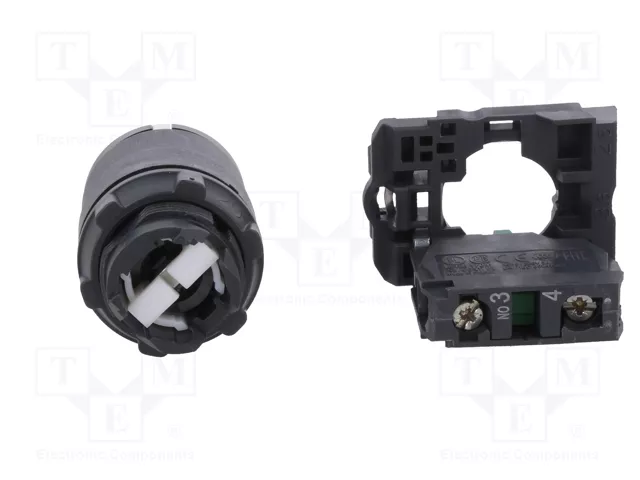 SCHNEIDER ELECTRIC Interruptor rotativo con llave Harmony XB5 de 2 posiciones, negro SCHNEIDER ELECTRIC Interruptor rotativo con llave Harmony XB5 de 2 posiciones, negro