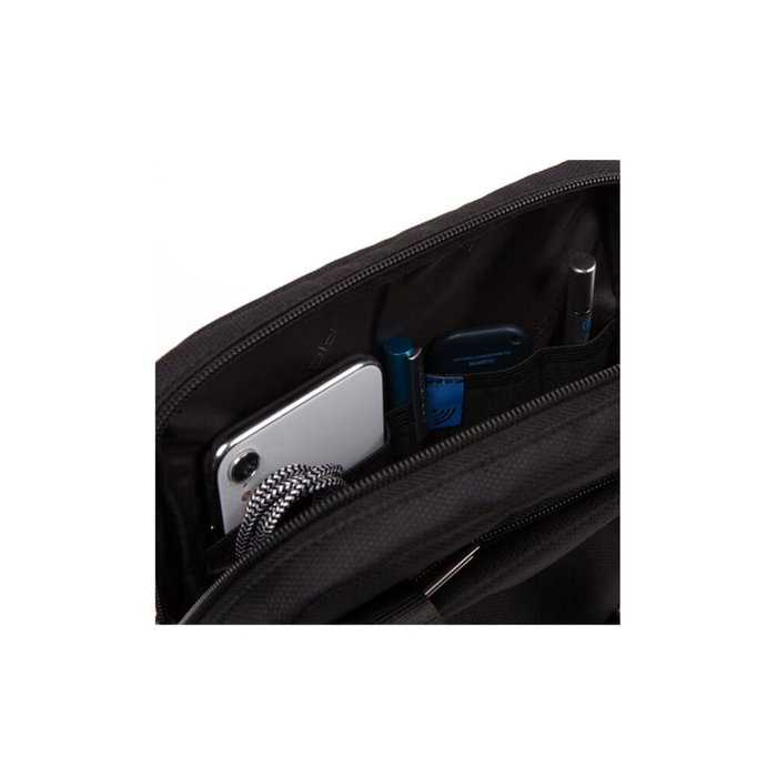 Piquadro Trakai Bolso Bandolera de Tela Negro Piquadro Trakai Bolso Bandolera de Tela Negro