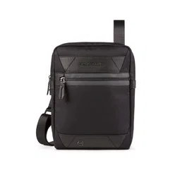 Piquadro Trakai Bolso Bandolera de Tela Negro