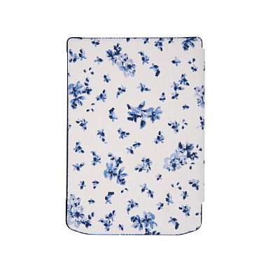 PocketBook Shell Flowers Cover para Verse y Verse Pro, Blanco/Azul PocketBook Shell Flowers Cover para Verse y Verse Pro, Blanco/Azul