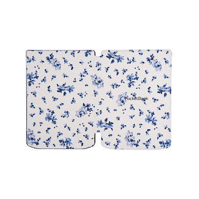 PocketBook Shell Flowers Cover para Verse y Verse Pro, Blanco/Azul PocketBook Shell Flowers Cover para Verse y Verse Pro, Blanco/Azul