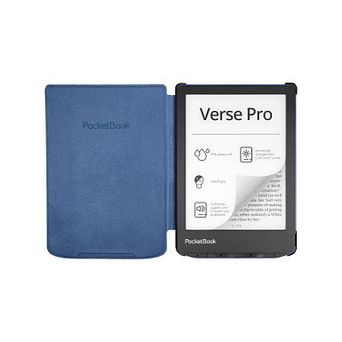 PocketBook Shell Flowers Cover para Verse y Verse Pro, Blanco/Azul PocketBook Shell Flowers Cover para Verse y Verse Pro, Blanco/Azul