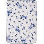 Pocketbook Funda Shell Series Flores Blanco y Azul para Verse y Verse Pro