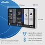Panel de control Shelly WALL DISPLAY X2(SL)+BLUHT(IVO)