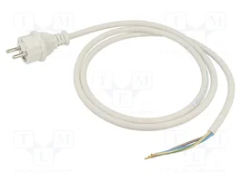 JONEX Cable de alimentación H05VV-F 3x1,5mm2 CEE 7/7 (E/F) 1,5m