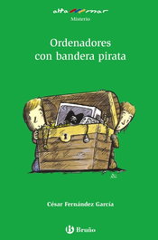 Ordenadores con bandera pirata, César Fernández García - BRUÑO