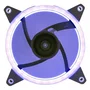 UNYKA Gaming Candy 20 Ring Ventilador PC 120mm Negro LED Azul 1400 RPM 16dBA - Ventilador de Caja Hidráulico con Conector 3-pin y 4-pin para Ordenador