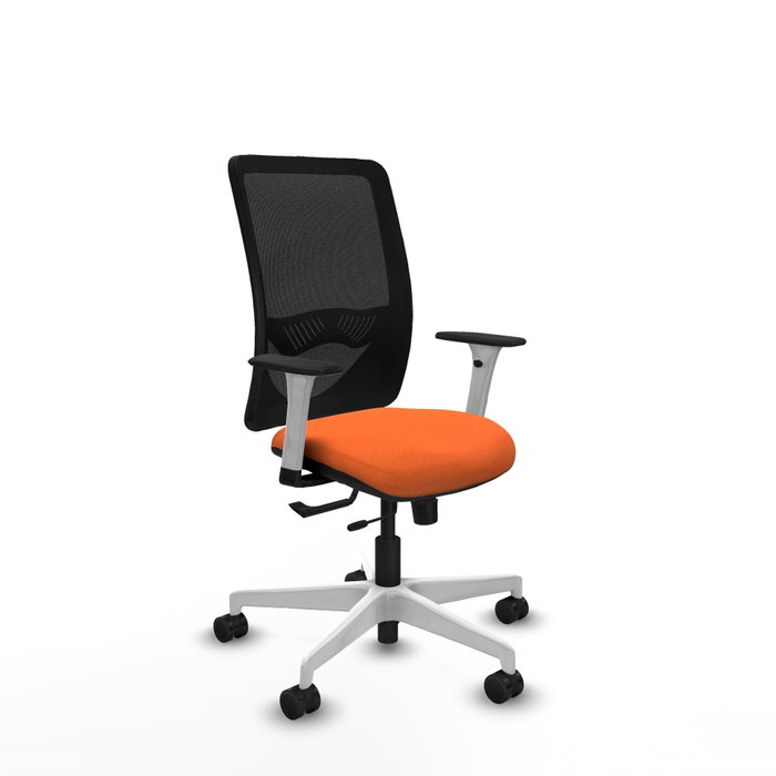 PIQUERAS Y CRESPO Silla de oficina Zulema Naranja y Negro PIQUERAS Y CRESPO Silla de oficina Zulema Naranja y Negro