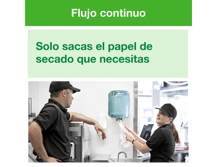 Tork Papel Secamanos Extra Ancho 2 Capas, 160 m, Pack de 6 Tork Papel Secamanos Extra Ancho 2 Capas, 160 m, Pack de 6