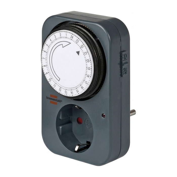 Brennenstuhl Temporizador mecánico MZ 20-1 Negro