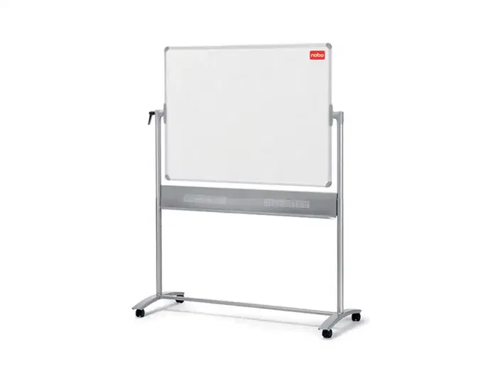 Nobo Pizarra blanca basic melamina movil 1200x900 mm