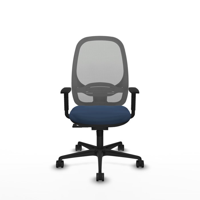 PIQUERAS Y CRESPO Silla de oficina Cilanco con mecanismo Sincro, Azul marino y Gris PIQUERAS Y CRESPO Silla de oficina Cilanco con mecanismo Sincro, Azul marino y Gris