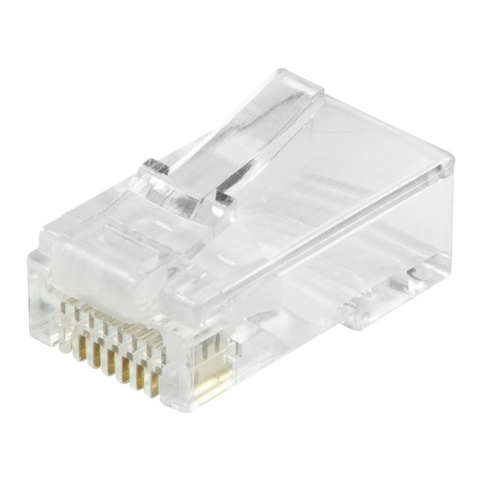 EQUIP 100 conectores RJ-45 Cat6 U/UTP transparentes EQUIP 100 conectores RJ-45 Cat6 U/UTP transparentes