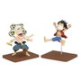 BANPRESTO Set de figuras Monkey D. Luffy & Enel One Piece World Collectable Log Stories