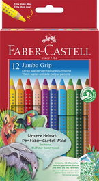 Lapices Acuarelables Faber-Castell Jumbo Grip Estuche De 12