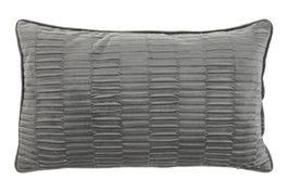 DKD Home Decor Cojín de Poliéster 50x30 cm Gris Claro