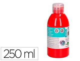 Liderpapel Pintura Acrilica Bote 250 ml Rojo