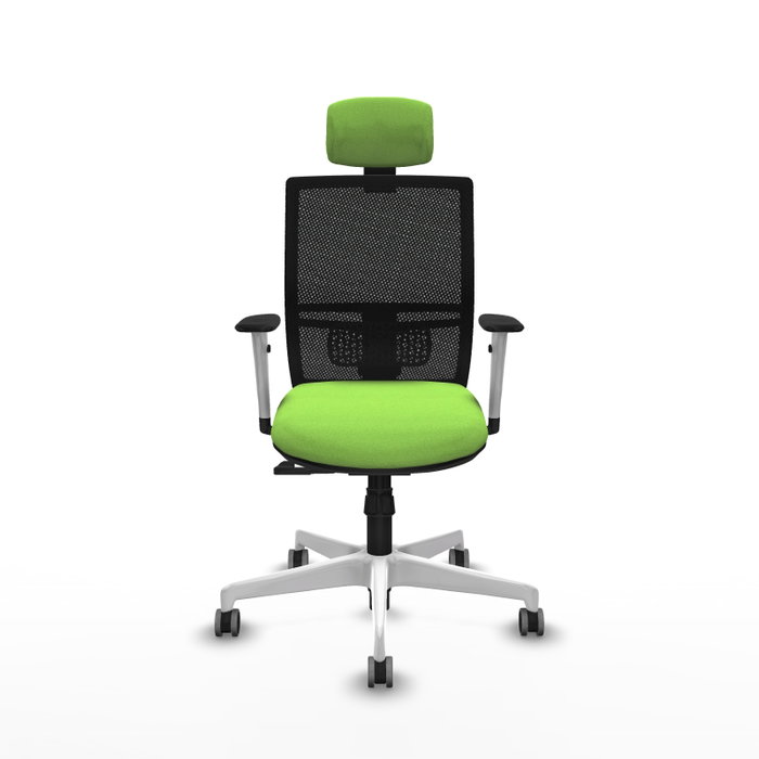 PIQUERAS Y CRESPO Silla de oficina Yunquera con mecanismo Sincro color Pistacho y Negro PIQUERAS Y CRESPO Silla de oficina Yunquera con mecanismo Sincro color Pistacho y Negro