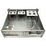 Inter-Tech 3U-K-340L - Chasis Rack Servidor Negro 3U para ATX/micro-ATX/Mini-ITX, 8 Bahias 3.5", 2 Bahias 2.5", 1 Bahia 5.25", 2 USB 3.2