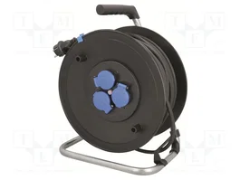 AS SCHWABE Prolongador de alimentación H07RN-F 3G1,5mm2 50m negro
