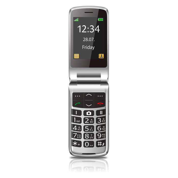 Movil beafon sl645 lte (4g) 7,11 cm (2.8") 120 g negro, plata