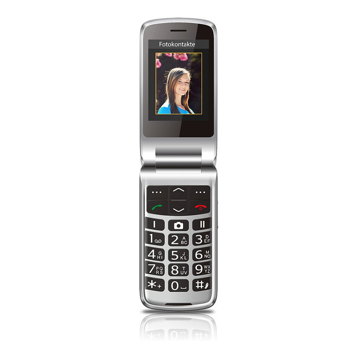 Movil beafon sl645 lte (4g) 7,11 cm (2.8") 120 g negro, plata