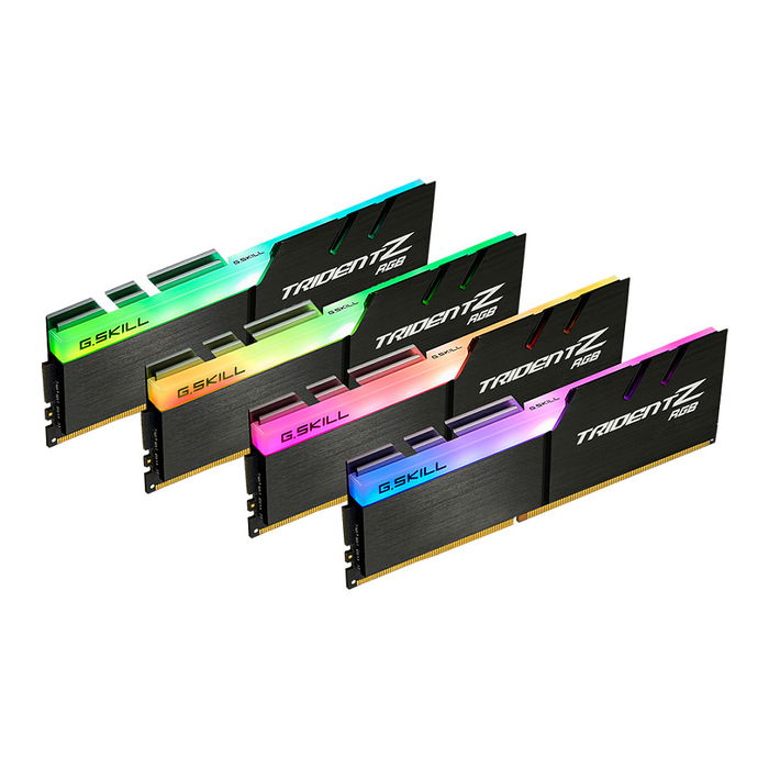G.Skill Trident Z RGB 64GB (4x 16GB) DDR4 3600MHz CL16 Quad-Kit F4-3600C16Q-64GTZRC Intel XMP 2.0 Schwarz