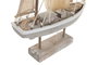 DKD Home Decor Figura LED MDF Barco Pesquero Natural 28x8x41,5 cm