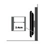 VALUE Soporte de pared para TV 32-60 pulgadas hasta 80 kg