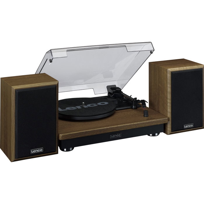 Lenco LS-100WD Tocadiscos Automático Bluetooth Roble y Negro Lenco LS-100WD Tocadiscos Automático Bluetooth Roble y Negro