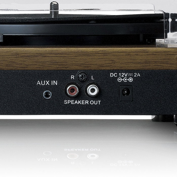 Lenco LS-100WD Tocadiscos Automático Bluetooth Roble y Negro Lenco LS-100WD Tocadiscos Automático Bluetooth Roble y Negro