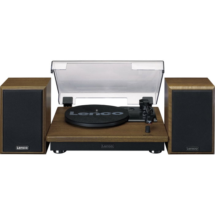 Lenco LS-100WD Tocadiscos Automático Bluetooth Roble y Negro Lenco LS-100WD Tocadiscos Automático Bluetooth Roble y Negro