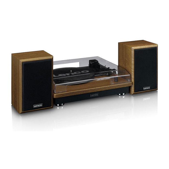 Lenco LS-100WD Tocadiscos de Tracción por Correa Automático Color Roble