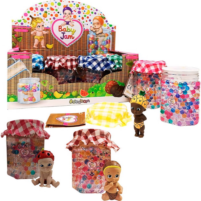 Baby Jam Expositor 4187 - Tarros Mágicos con Figura Sorpresa que Crece con Agua, Juguete para Niños +4 Años Baby Jam Expositor 4187 - Tarros Mágicos con Figura Sorpresa que Crece con Agua, Juguete para Niños +4 Años
