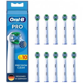 Oral-B Cabezales de Repuesto Precision Clean, 10 Unidades, Blanco