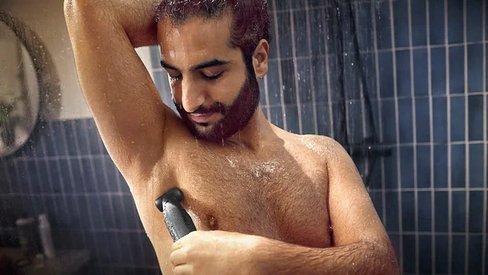 Philips BG3027/05 Afeitadora Corporal Recargable Wet & Dry para Cuerpo, Tecnología Seguimiento Contornos 2D, Negro Azul