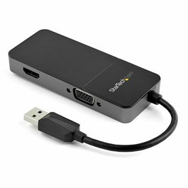 StarTech USB 3.0 to HDMI and VGA Adapter - Adaptador Multiport para Monitor Dual, Converter de Vídeo Externo 4K/1080p