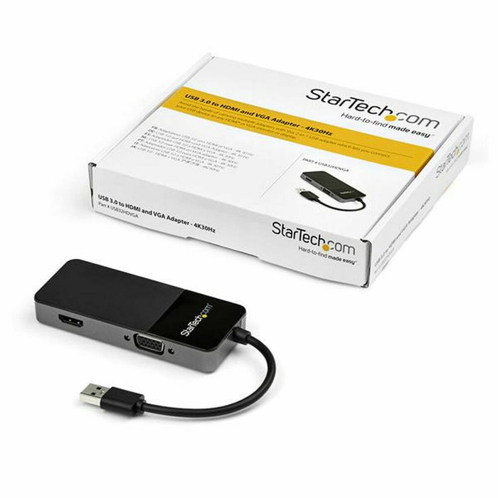 StarTech.com Adaptador de Vídeo USB 3.0 a HDMI y VGA 4K