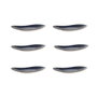 Summa Moon Blue Plato Oval 21x12x3 cm (Set de 6) inevitable