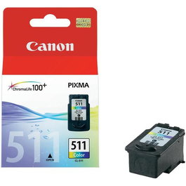 Cartucho Inkjet Canon Cl511 Color Pixma Mp240/260/480 (2972B001)