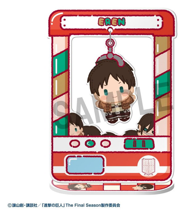 Megahouse Attack on Titan Chara Catcher Figuras Acrílico Cajas Sorpresa Expositor (8)