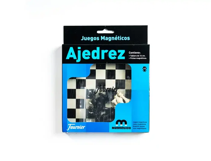 Fournier Ajedrez Magnético 20x16,1x2,2 cm Juego de Mesa Plegable Portátil