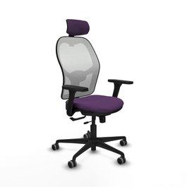 PIQUERAS Y CRESPO Silla de oficina Jorquera Morado/Blanco